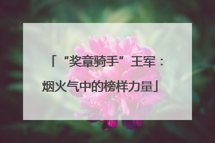 “奖章骑手”王军：烟火气中的榜样力量