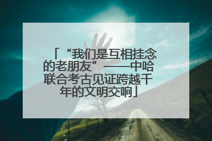 “我们是互相挂念的老朋友”——中哈联合考古见证跨越千年的文明交响