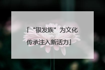 “银发族”为文化传承注入新活力