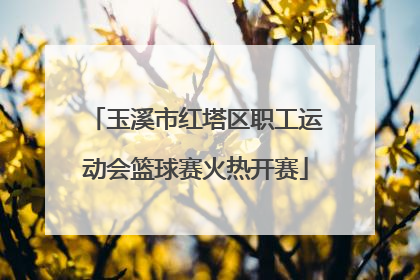 玉溪市红塔区职工运动会篮球赛火热开赛