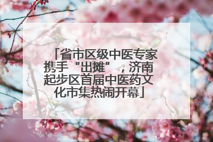 省市区级中医专家携手“出摊”，济南起步区首届中医药文化市集热闹开幕