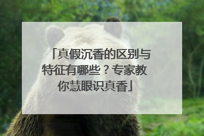 真假沉香的区别与特征有哪些？专家教你慧眼识真香