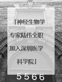 神经生物学专家陆伟全职加入深圳医学科学院