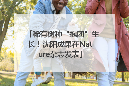 稀有树种“抱团”生长！沈阳成果在Nature杂志发表