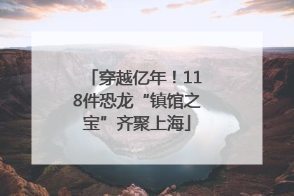 穿越亿年！118件恐龙“镇馆之宝”齐聚上海