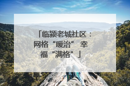 临颍老城社区：网格“暖治” 幸福“满格”