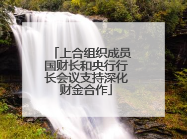 上合组织成员国财长和央行行长会议支持深化财金合作