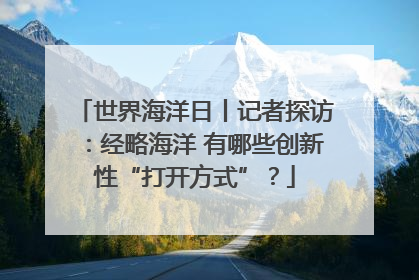世界海洋日丨记者探访：经略海洋 有哪些创新性“打开方式”？