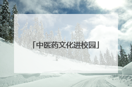 中医药文化进校园