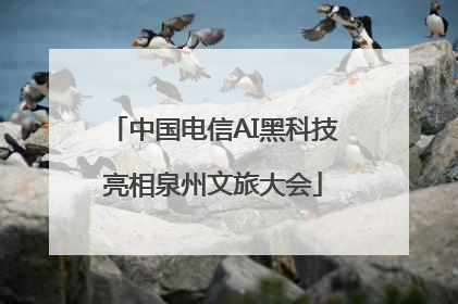 中国电信AI黑科技亮相泉州文旅大会