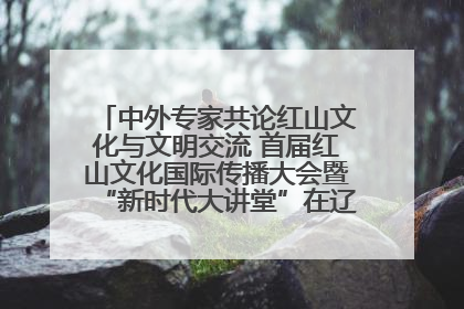 中外专家共论红山文化与文明交流 首届红山文化国际传播大会暨“新时代大讲堂”在辽宁朝阳举办