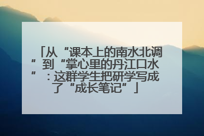 从“课本上的南水北调”到“掌心里的丹江口水”：这群学生把研学写成了“成长笔记”