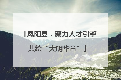 凤阳县：聚力人才引擎 共绘“大明华章”
