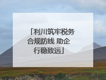 利川筑牢税务合规防线 助企行稳致远