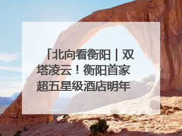 北向看衡阳｜双塔凌云！衡阳首家超五星级酒店明年6月开业