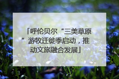呼伦贝尔“三美草原”游牧迁徙季启动，推动文旅融合发展