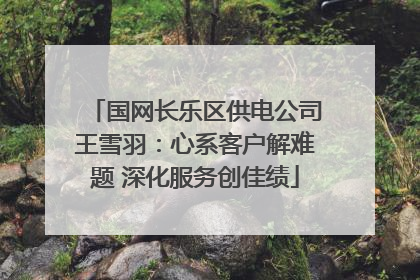 国网长乐区供电公司王雪羽：心系客户解难题 深化服务创佳绩
