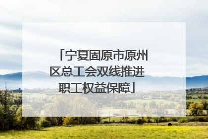宁夏固原市原州区总工会双线推进职工权益保障