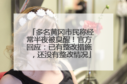 多名黄冈市民称经常半夜被臭醒！官方回应：已有整改措施，还没有整改情况