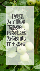 娱见｜为了撕番而脱粉，内娱粉丝为何如此在乎番位