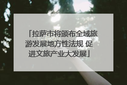 拉萨市将颁布全域旅游发展地方性法规 促进文旅产业大发展