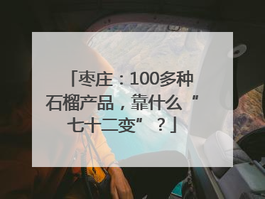 枣庄：100多种石榴产品，靠什么“七十二变”？