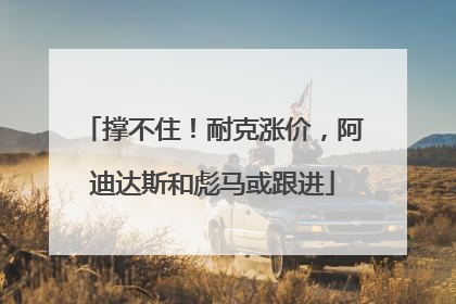 撑不住！耐克涨价，阿迪达斯和彪马或跟进