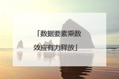 数据要素乘数效应有力释放
