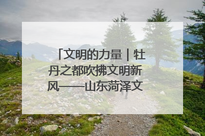 文明的力量｜牡丹之都吹拂文明新风——山东菏泽文明创建一线见闻