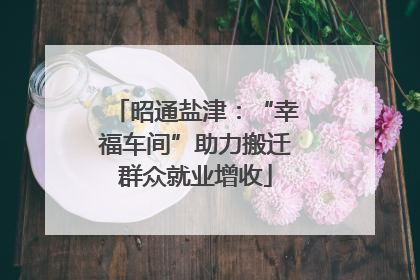 昭通盐津：“幸福车间”助力搬迁群众就业增收