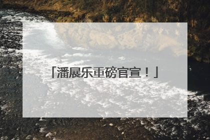 潘展乐重磅官宣！