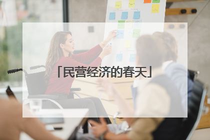民营经济的春天