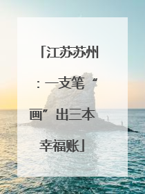 江苏苏州：一支笔“画”出三本幸福账