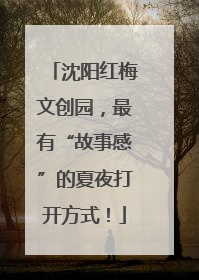 沈阳红梅文创园，最有“故事感”的夏夜打开方式！