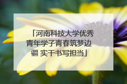 河南科技大学优秀青年学子青春筑梦边疆 实干书写担当