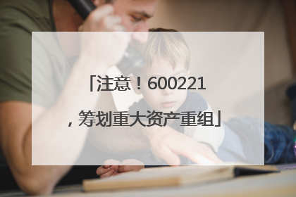 注意！600221，筹划重大资产重组