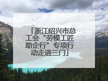浙江绍兴市总工会“劳模工匠助企行”专项行动走进三门