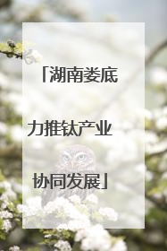 湖南娄底力推钛产业协同发展