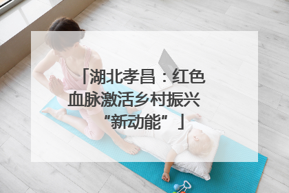 湖北孝昌：红色血脉激活乡村振兴“新动能”