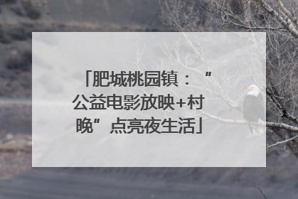 肥城桃园镇：“公益电影放映+村晚”点亮夜生活
