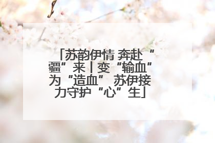 苏韵伊情 奔赴“疆”来丨变“输血”为“造血” 苏伊接力守护“心”生