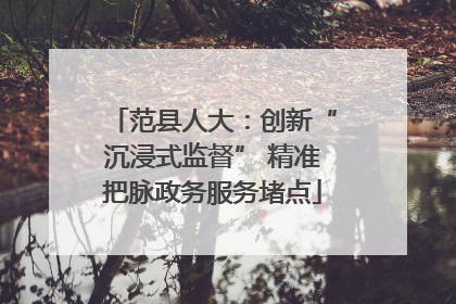 范县人大：创新“沉浸式监督” 精准把脉政务服务堵点