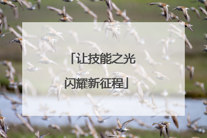 让技能之光闪耀新征程