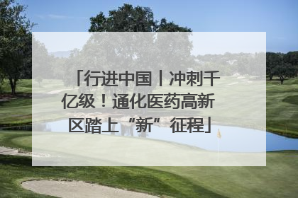 行进中国丨冲刺千亿级！通化医药高新区踏上“新”征程