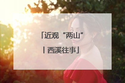 近观“两山”丨西溪往事