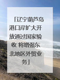 辽宁葫芦岛港口岸扩大开放通过国家验收 将增强东北地区外贸业务