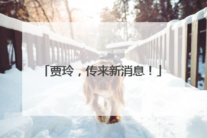 贾玲，传来新消息！