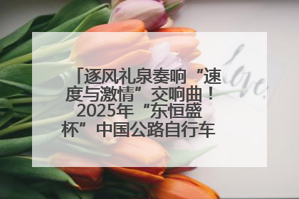 逐风礼泉奏响“速度与激情”交响曲！2025年“东恒盛杯”中国公路自行车联赛第五站（陕西·礼泉站）正式开赛