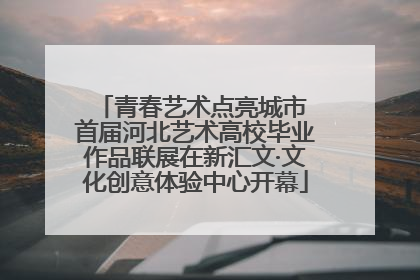 青春艺术点亮城市 首届河北艺术高校毕业作品联展在新汇文·文化创意体验中心开幕