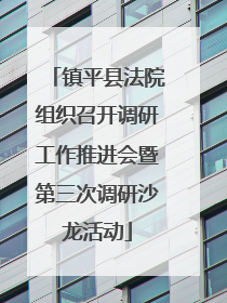 镇平县法院组织召开调研工作推进会暨第三次调研沙龙活动